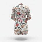Floral blazer and shorts set