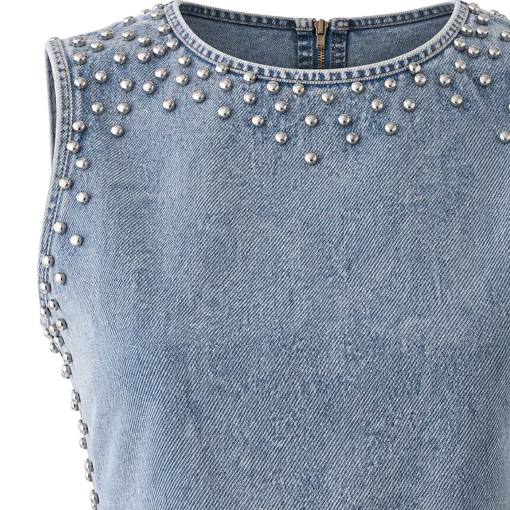 Modern Blue Denim Statement Set