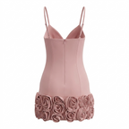 Minivestido primaveral rosa