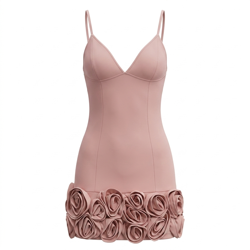 Pink Spring Mini Dress