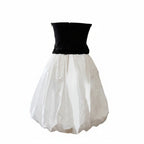 Vestido Blanco y Negro Coco Elegant