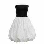 Vestido Blanco y Negro Coco Elegant