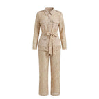 Sensual Floral Guipure Set Beige