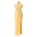 Parisian Yellow Flower Dress