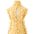 Parisian Yellow Flower Dress
