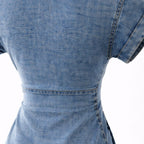 The Tailored-Fit Denim Dress