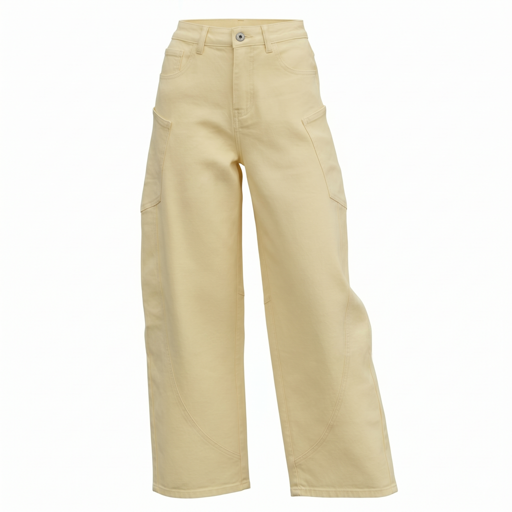 Yellow Casual Jeans