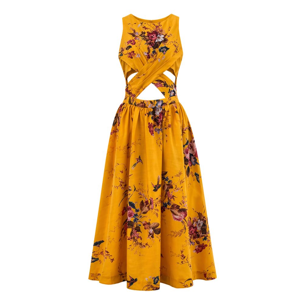 Vestido de primavera "Flor Amarilla"
