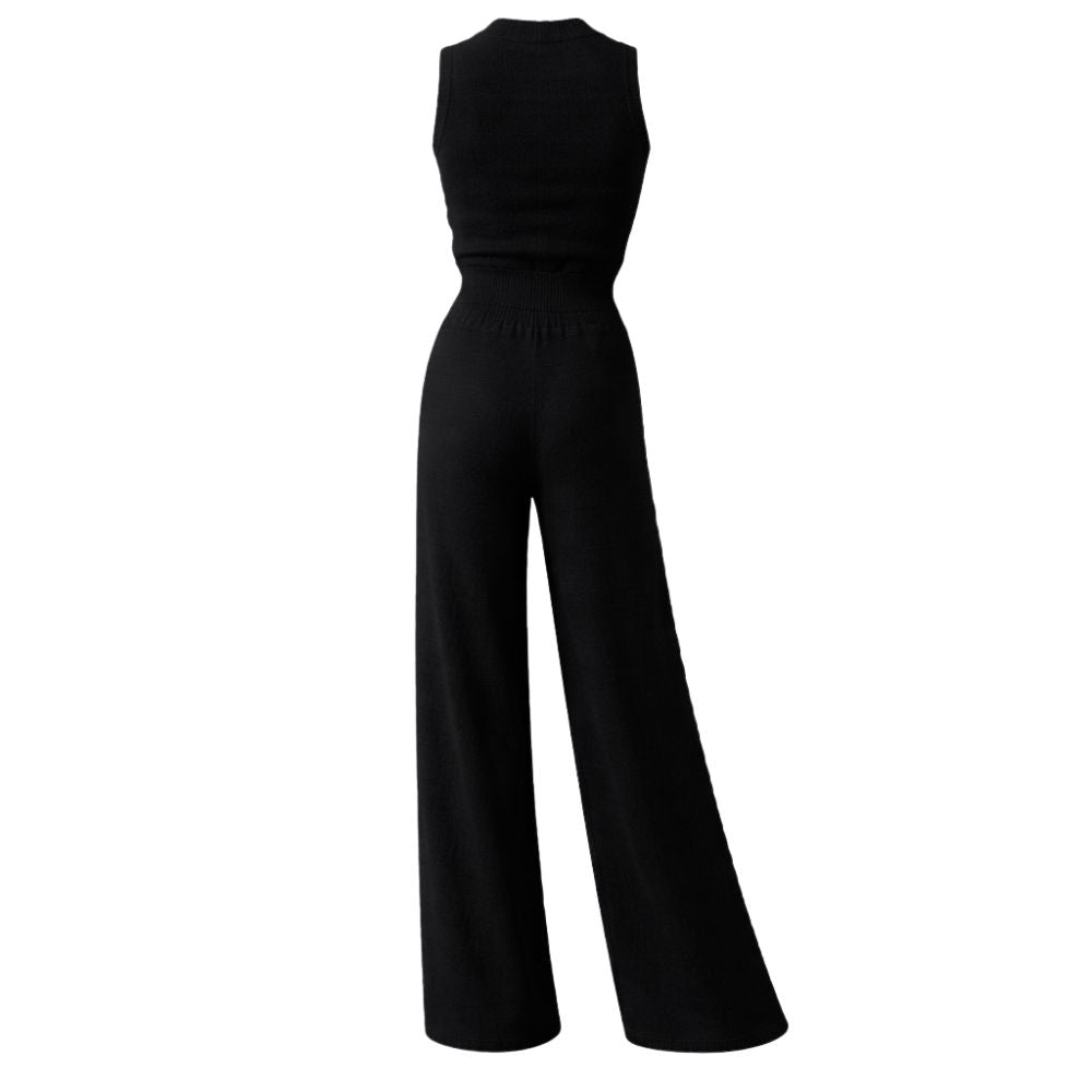 Noir Black Jewel-Detail Ensemble