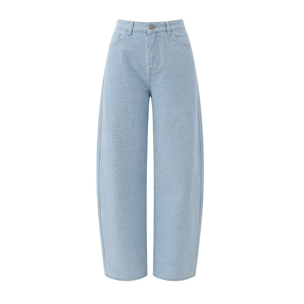 Soft Blue Denim Pearl Jeans