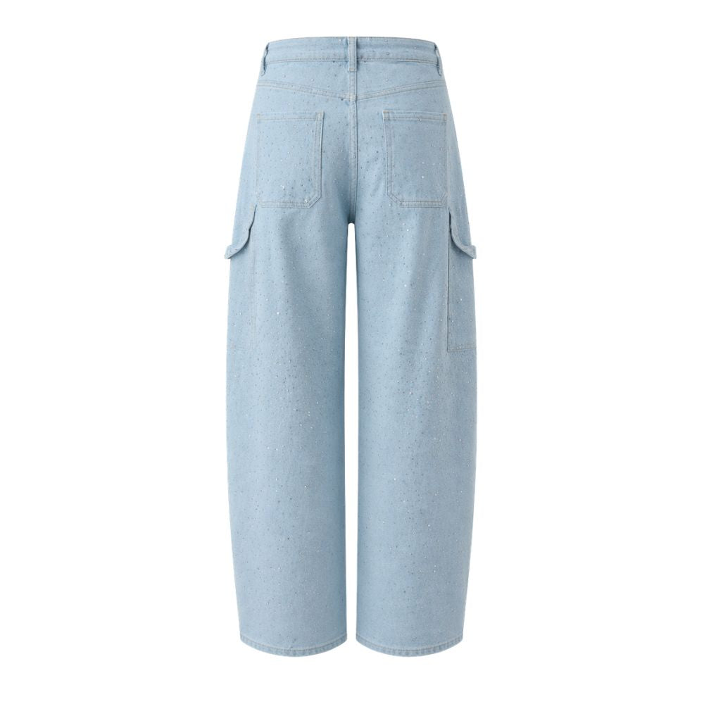 Soft Blue Denim Pearl Jeans