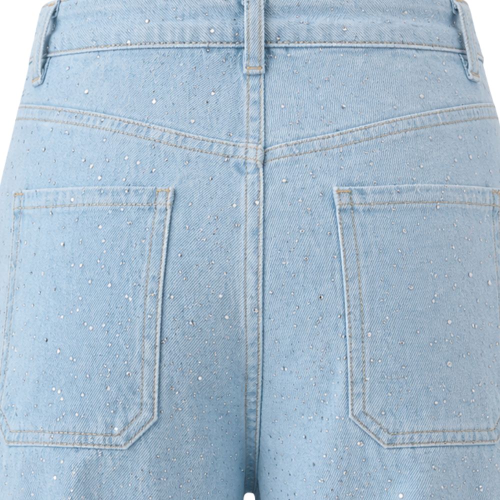 Soft Blue Denim Pearl Jeans