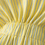 Radiant Yellow Striped Blouse