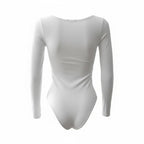 Simple Body White Long-Sleeve