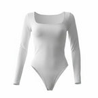 Simple Body White Long-Sleeve