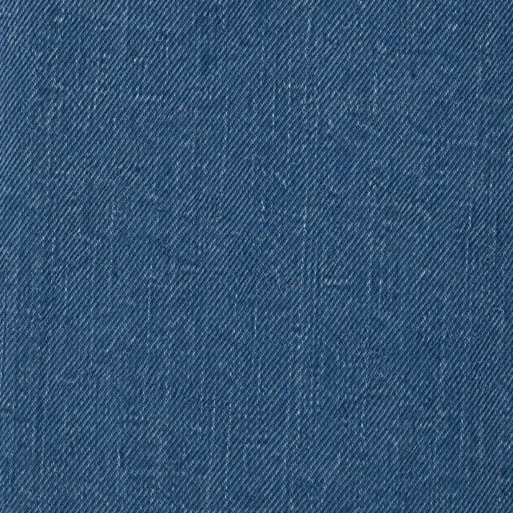 Blue Denim Geometric Embroidered Skort