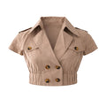 Modern Dark Beige Waistcoat