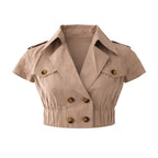 Modern Dark Beige Waistcoat