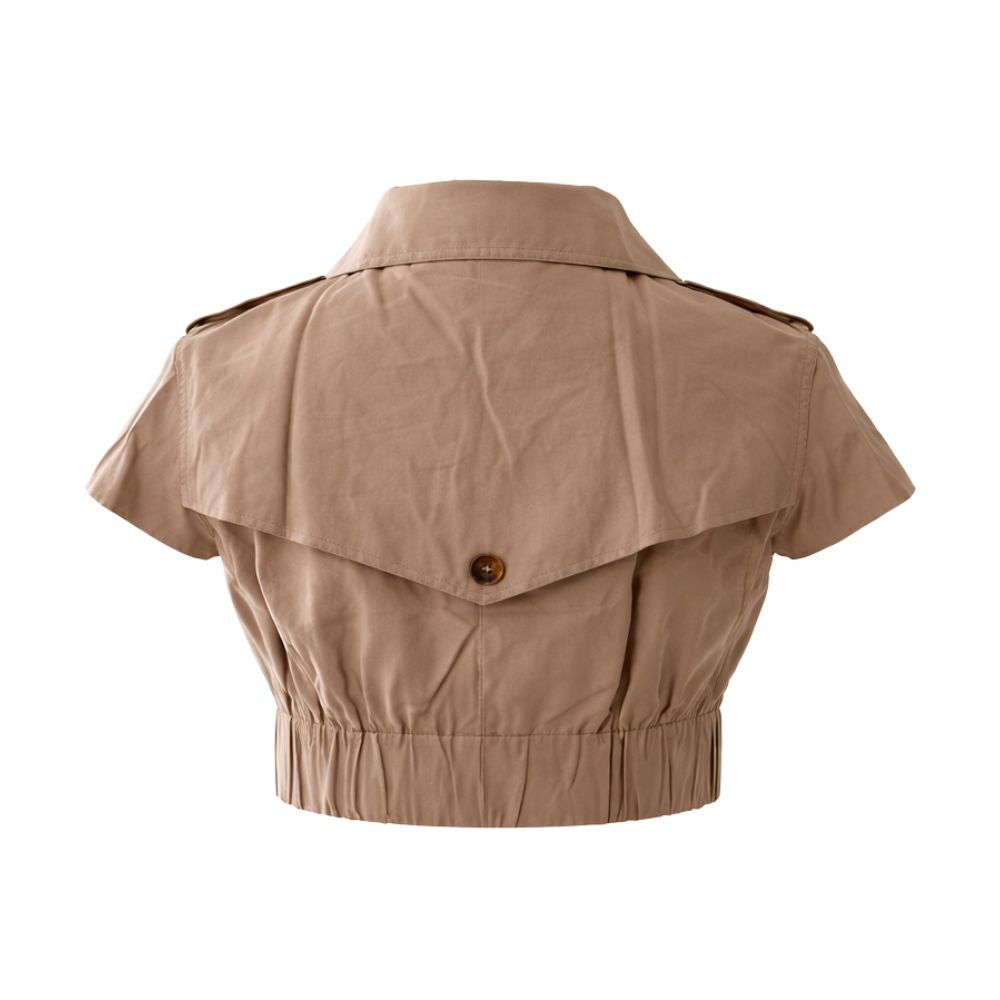 Modern Dark Beige Waistcoat