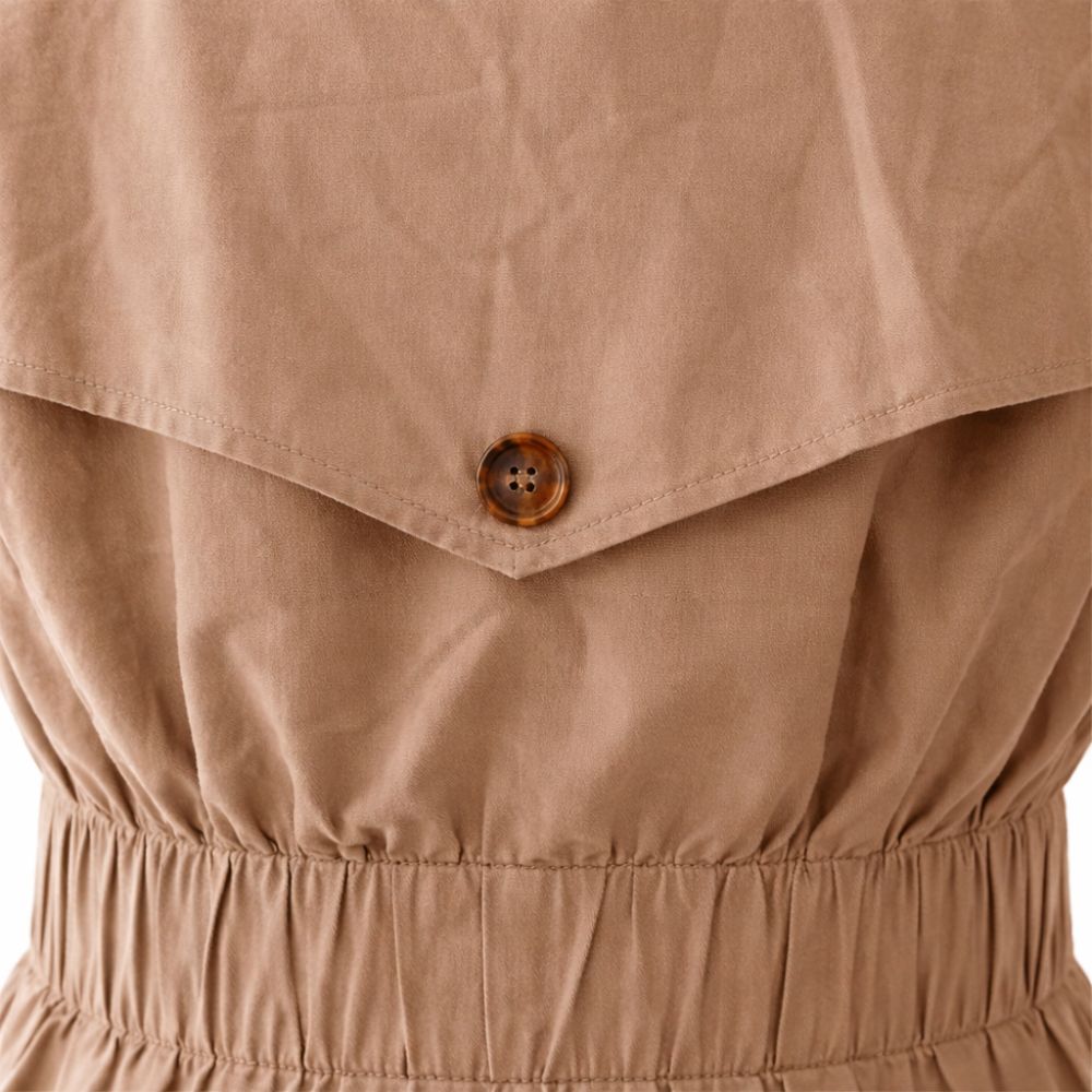 Modern Dark Beige Waistcoat