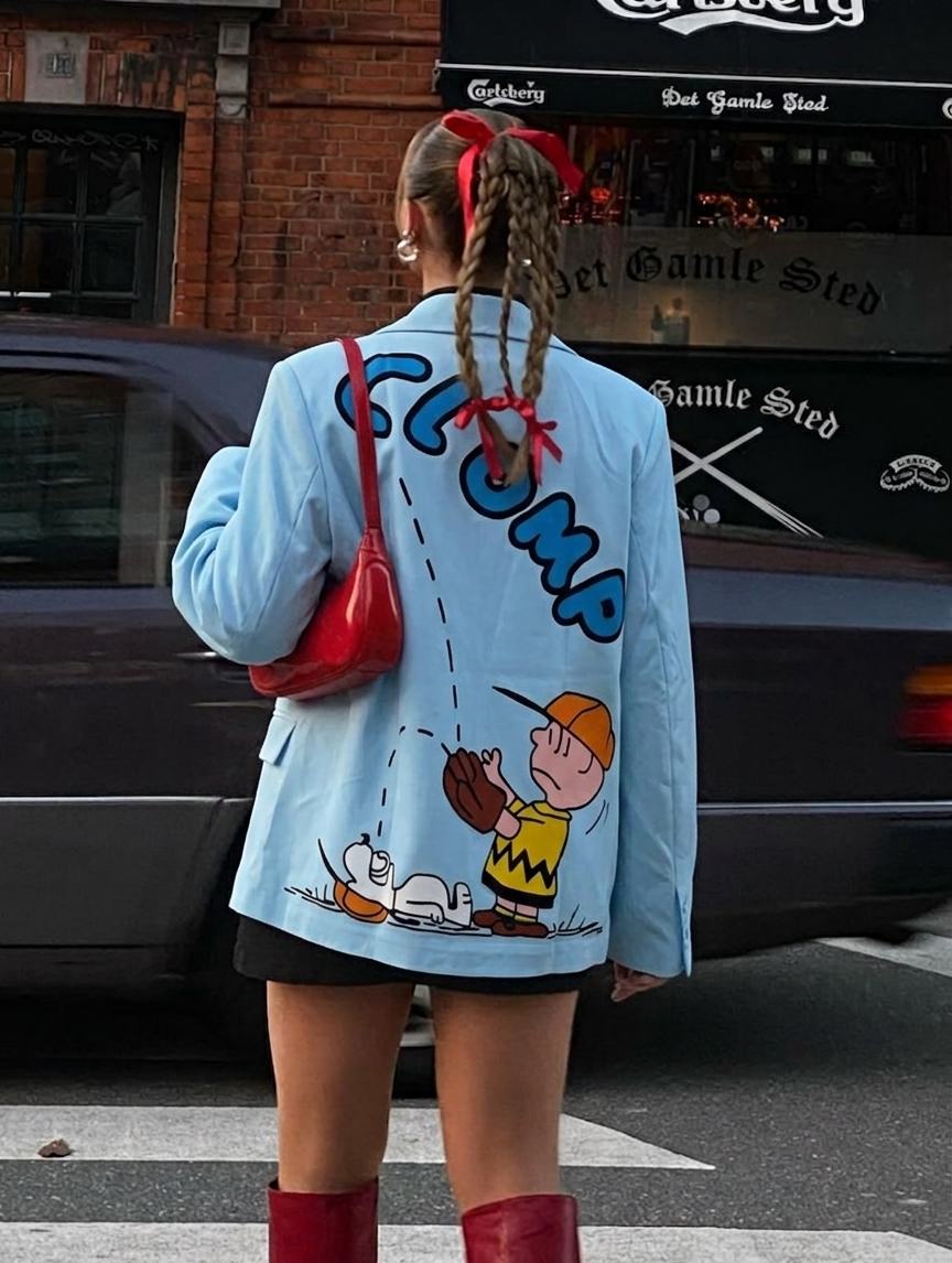The Signature Snoopy Blue Blazer