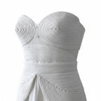 Blusa blanca y falda larga, conjunto de estilo vestido con bordado parisino