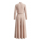 Polka Dot Silk Two-Piece Set