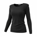 Basic Black Long-Sleeve Sweater