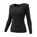 Basic Black Long-Sleeve Sweater