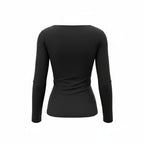 Basic Black Long-Sleeve Sweater