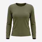 Basic Olive Top Sweater