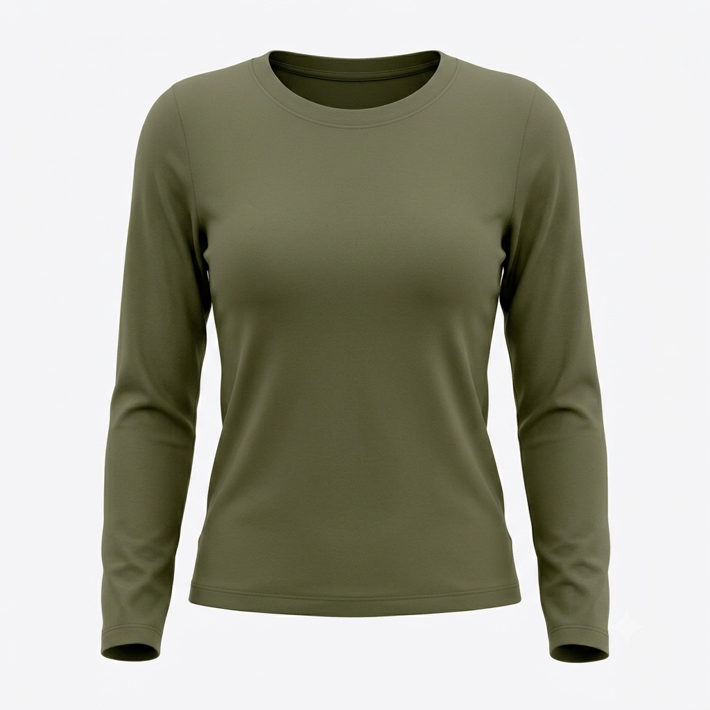 Basic Olive Top Sweater