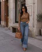 Basic Nude Top Sweater