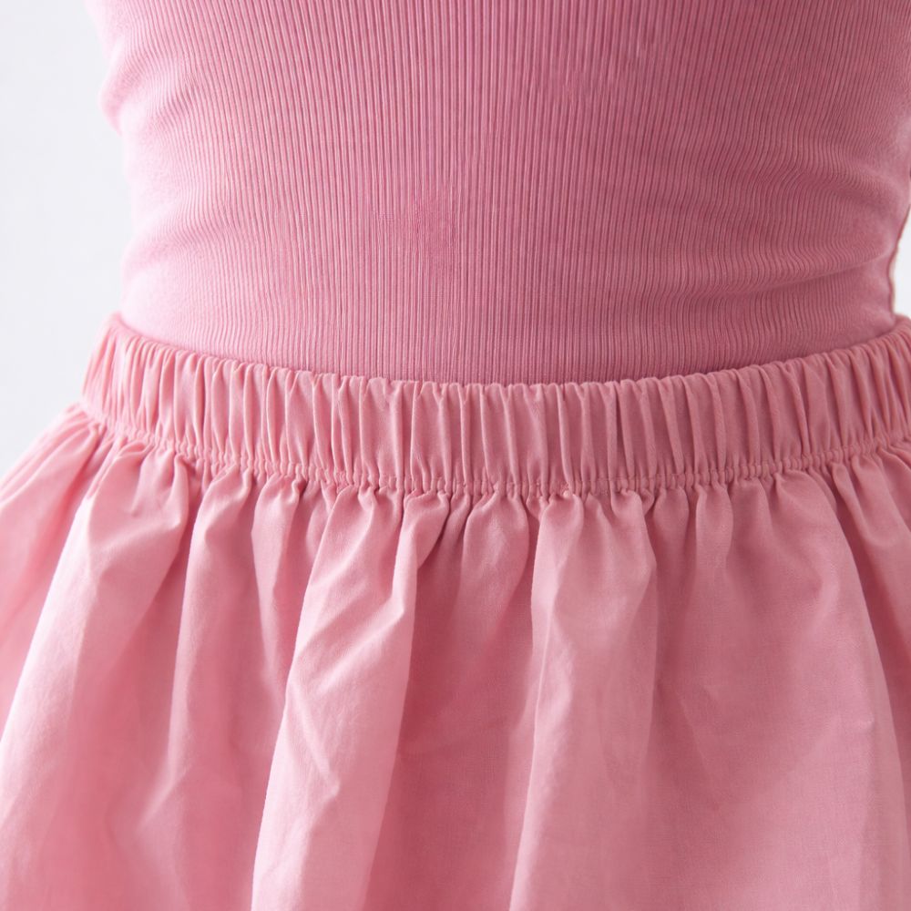 Fresh Pink Blouse & Short Set