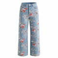 Spring Embroidered Jeans