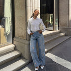 Delicate White Italian Blouse
