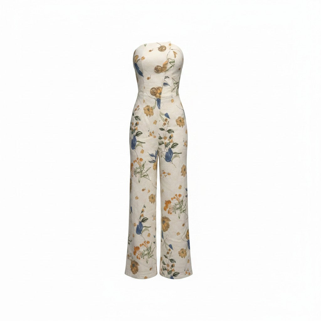 Spring Floral Jumpsuit