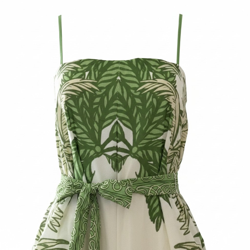 Long Green Spring Jumpsuit