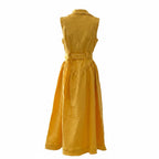Elegant Long Yellow Dress
