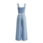 Conjunto de dos piezas Essential en azul cielo