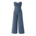 Iconic Blue Denim Strapless Piece