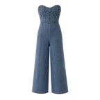 Iconic Blue Denim Strapless Piece