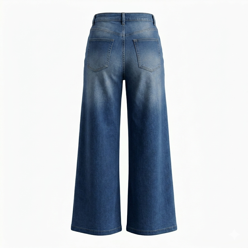 Basic Long Denim Pants