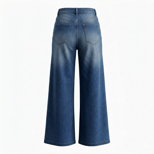 Basic Long Denim Pants