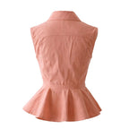 Salmon Sorbet Cinched Blouse