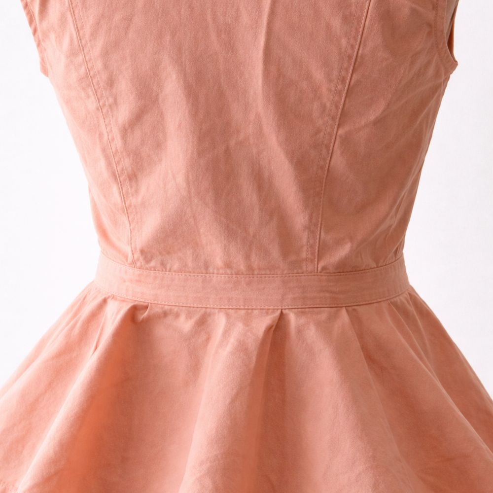 Salmon Sorbet Cinched Blouse