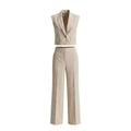 Beige Office Two-Piece Set