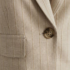 Beige Office Two-Piece Set