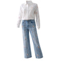 Delicate White Italian Blouse