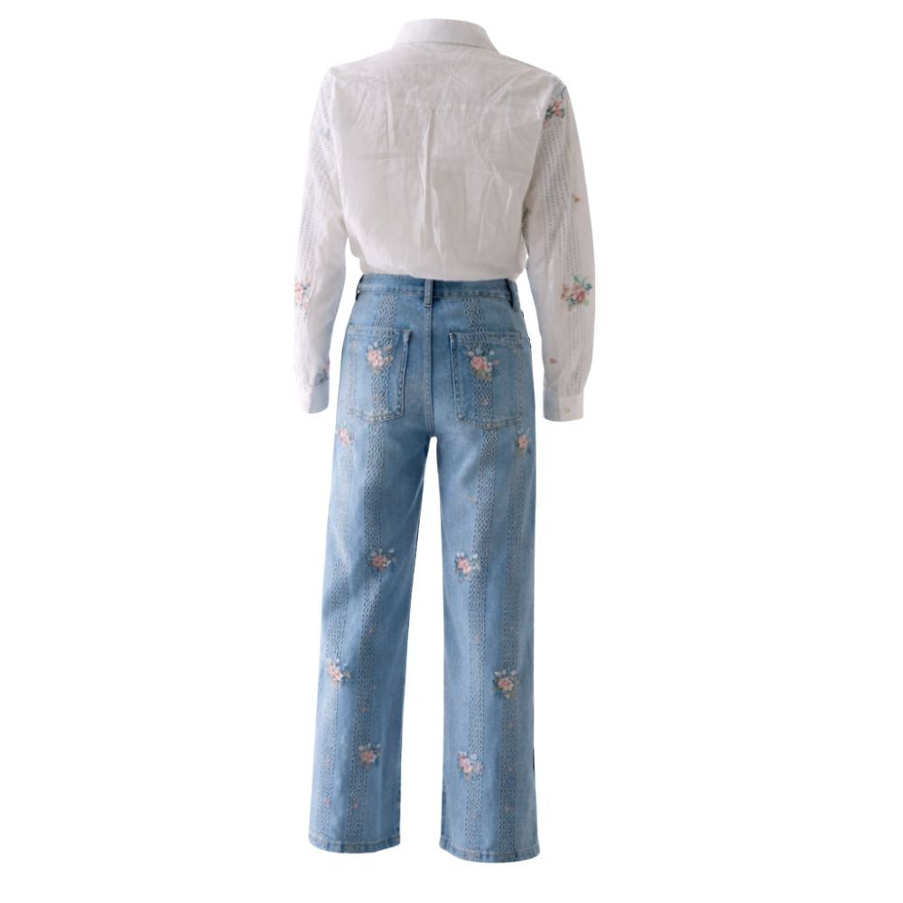 Delicate Jean Italian Pants